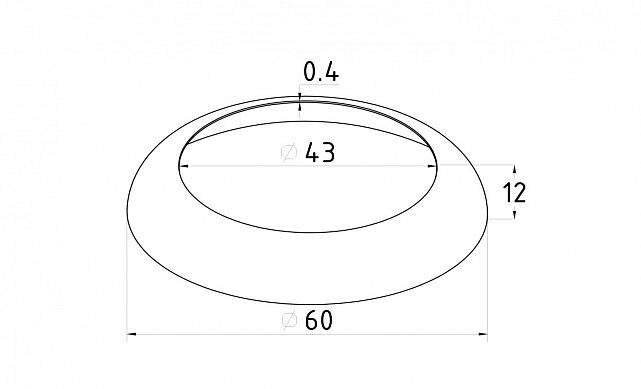 Низ стойки Ø42.4 мм, 60х0.4, полированный (AISI 304) k330-2 2 Низ стойки Ø42.4 мм, 60х0.4, полированный (AISI 304) k330-2 2