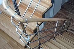 Ограждения из нержавеющей стали с тремя ригелями в Алматы. Готовые проекты ПерилаГлавСнаб - фото 7