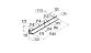 Комплект профиля козырькового анодированного, для стекла 20 мм (10+10 мм), 1500 мм  k300-20-1500