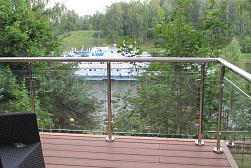 Ограждения из нержавейки со стеклом в Алматы. Готовые проекты ПерилаГлавСнаб - фото 2