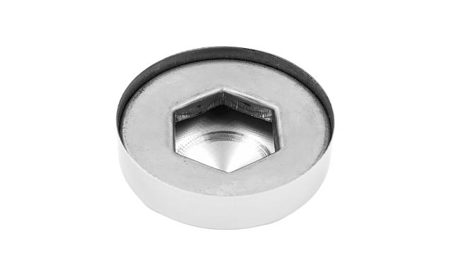 Фронтальная крышка точечного держателя, конус, полированная, штампованная, AISI 201 k055 3