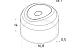 Наконечник стойки штамп, под 90° Ø16/38 х 0,6 AISI 201 k211-4