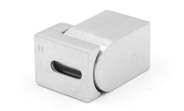 Держатель труба-стена, регулируемый, Ø19 мм, нерж., шлифованный t908 SSS 5