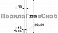 Готовая стойка Ø38,1 мм, с боковым крепежом, высота 1080 мм, полированная (AISI 304) k703