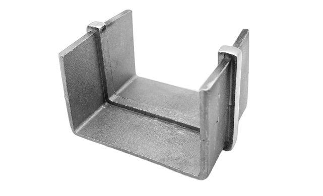 Соединитель для поручня с пазом 40х60 мм, шлифованный (AISI 304) Фk541-2 3 Соединитель для поручня с пазом 40х60 мм, шлифованный (AISI 304) Фk541-2 3