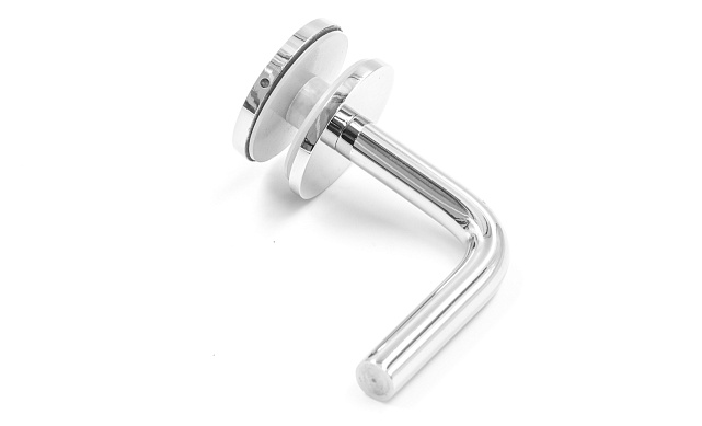 Держатель поручня на стекло 10-17 мм, полированный (AISI 304) k008 5 Держатель поручня на стекло 10-17 мм, полированный (AISI 304) k008 5