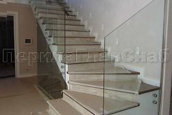 Перила на второй этаж в Алматы. Готовые проекты ПерилаГлавСнаб - фото 10