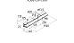 Комплект профиля козырькового анодированного, для стекла 20 мм (10+10 мм), 1500 мм  k300-20-1500