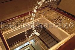 Латунные перила под золото в Алматы. Готовые проекты ПерилаГлавСнаб - фото 15