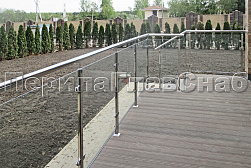 Ограждения из нержавейки со стеклом в Алматы. Готовые проекты ПерилаГлавСнаб - фото 21 Ограждения из нержавейки со стеклом в Алматы. Готовые проекты ПерилаГлавСнаб - фото 21