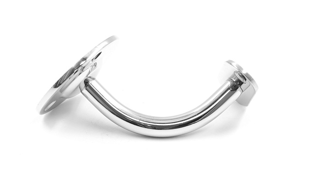 Пристенок с ложементом на плоскость, вынос 65х65, Ø60х3 мм, сварной, нержавеющая сталь AISI 304 полированная k234-5 4 Пристенок с ложементом на плоскость, вынос 65х65, Ø60х3 мм, сварной, нержавеющая сталь AISI 304 полированная k234-5 4