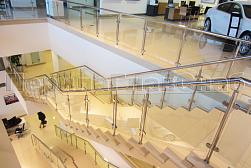 Ограждения из нержавейки со стеклом в Алматы. Готовые проекты ПерилаГлавСнаб - фото 3