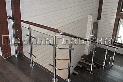 Перила на второй этаж в Алматы. Готовые проекты ПерилаГлавСнаб - фото 24