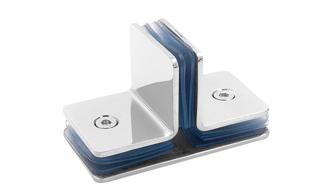 Коннектор для душевой кабины на 3 стекла полированный t727-2 PSS  7