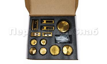 Комплект раздвижной системы для душевой, цинк, под золото t401 Zn Gold купить в Алматы