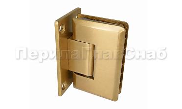 Петля для душевой кабины стена-стекло 90°, 90*55, цинк, под золото t301 Pzn Gold купить в Алматы
