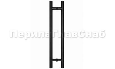 Ручка двухсторонняя для стекла 8-12 мм, 32х625х800 мм, черная t633-800 BL купить в Алматы
