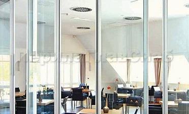 Стеклянные перегородки для зоны отдыха в офисе купить в Алматы