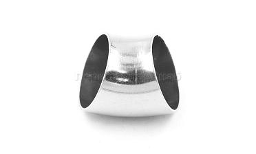 Отвод поручня под сварку Ø38.1х100/2х1.35 мм, 45°, полированный 400 Grit, (AISI 304) k095-45 купить в Алматы