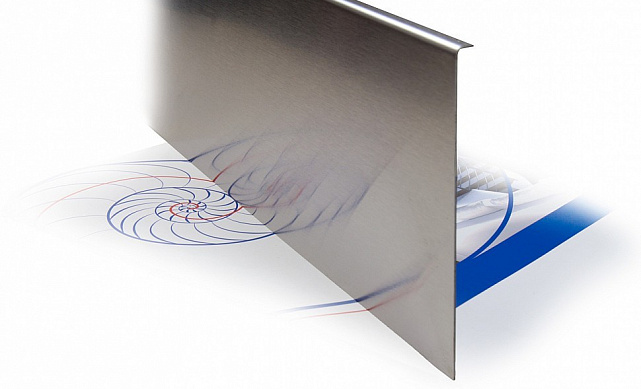 Накладка на профиль 601 (тыльная/лицевая), AISI 304 шлифованная k601-09 Накладка на профиль 601 (тыльная/лицевая), AISI 304 шлифованная k601-09