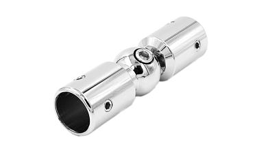 Соединитель труба-труба, шарнирный, цинк-хром полированный t915 PZn купить в Алматы Соединитель труба-труба, шарнирный, цинк-хром полированный t915 PZn купить в Алматы