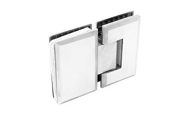 Петля для душевой кабины стекло-стекло 180° 90х55 мм, шлифованная  t303 SSS купить в Алматы Петля для душевой кабины стекло-стекло 180° 90х55 мм, шлифованная  t303 SSS купить в Алматы