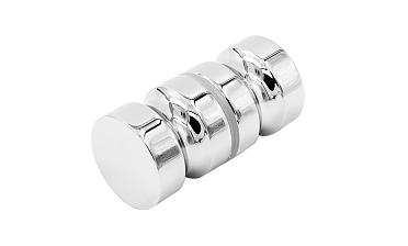 Дверная ручка «кноб», алюминий-хром, полированная t692 ALPC купить в Алматы Дверная ручка «кноб», алюминий-хром, полированная t692 ALPC купить в Алматы