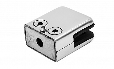 Стеклодержатель штампованный, под стекло 8 мм (4+4 мм), на плоскость 40х24х48 полированный (AISI 304) k352 купить в Алматы Стеклодержатель штампованный, под стекло 8 мм (4+4 мм), на плоскость 40х24х48 полированный (AISI 304) k352 купить в Алматы