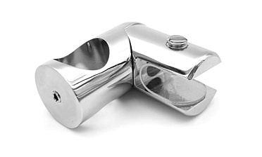 Держатель стекла сквозной боковой, для трубы 19 мм, полированный, t912 PSS купить в Алматы Держатель стекла сквозной боковой, для трубы 19 мм, полированный, t912 PSS купить в Алматы