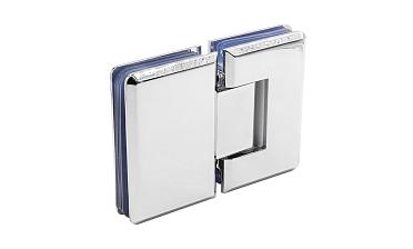 Петля для душевой кабины стекло-стекло 180° 90х55 мм, полированная t303 PSS купить в Алматы Петля для душевой кабины стекло-стекло 180° 90х55 мм, полированная t303 PSS купить в Алматы